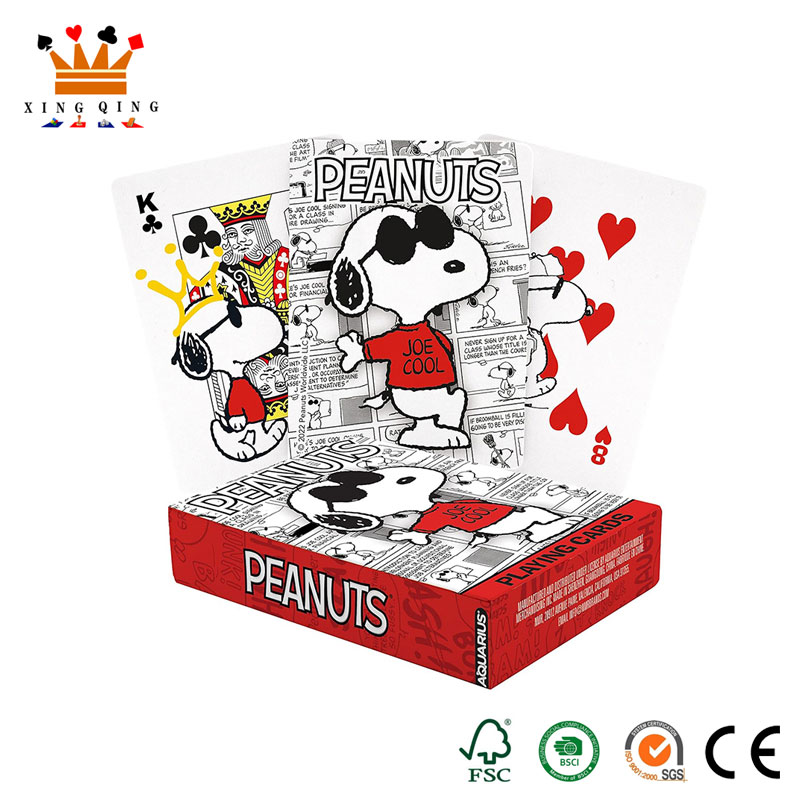 Персонализированные игральные карты Peanuts